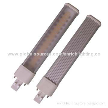 G23/GX23 LED PL Bulb with 8W Power, 165mm Length, 84 Pieces of 3014 SMD LEDs, 110/220V AC Input